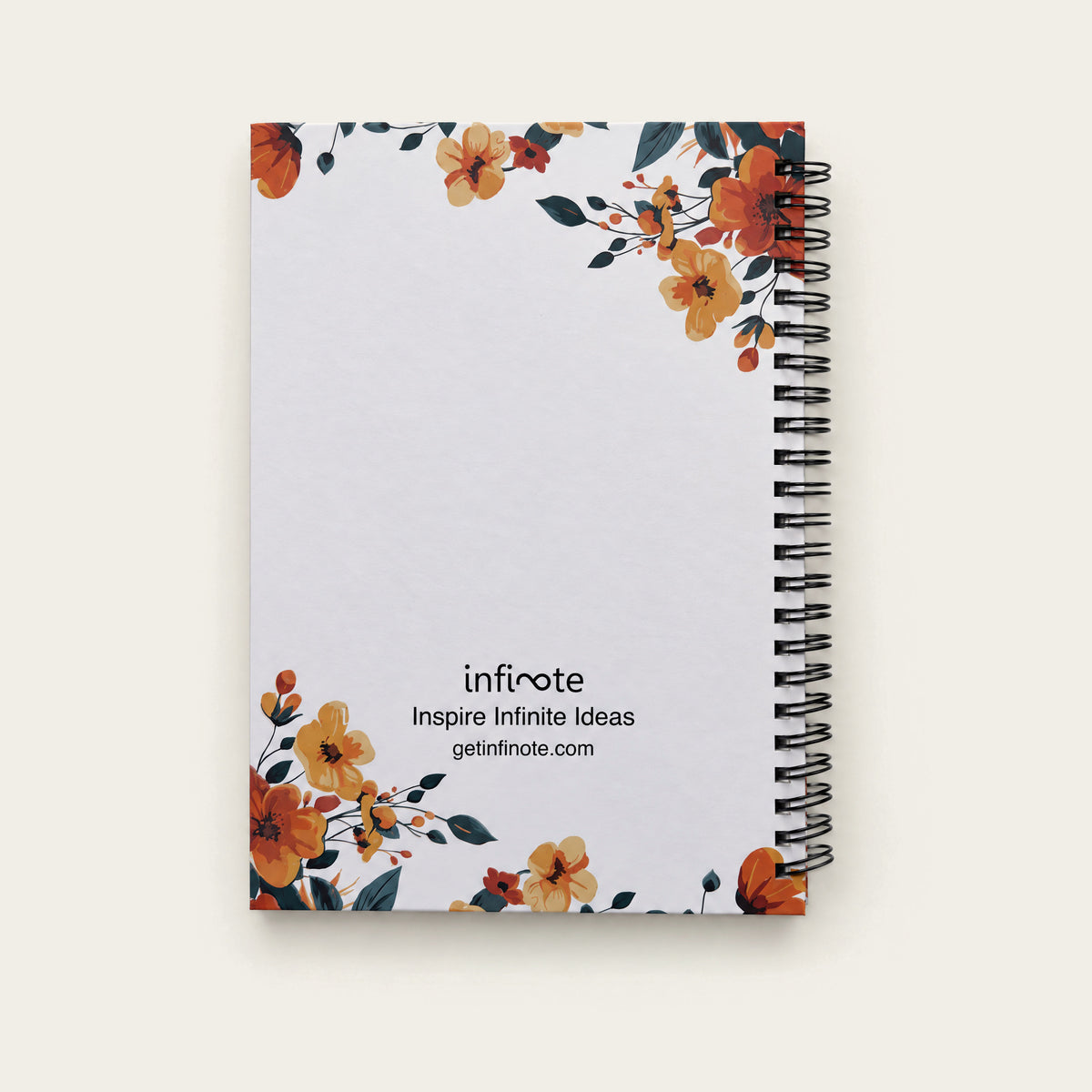 Infinote Happiness Planner – Monogram, letter S, back cover