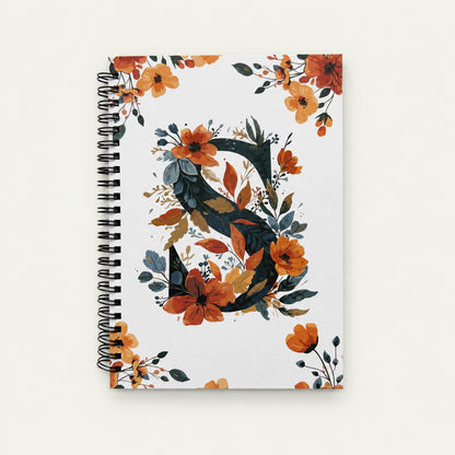 Infinote Happiness Planner – Monogram, letter S, front view