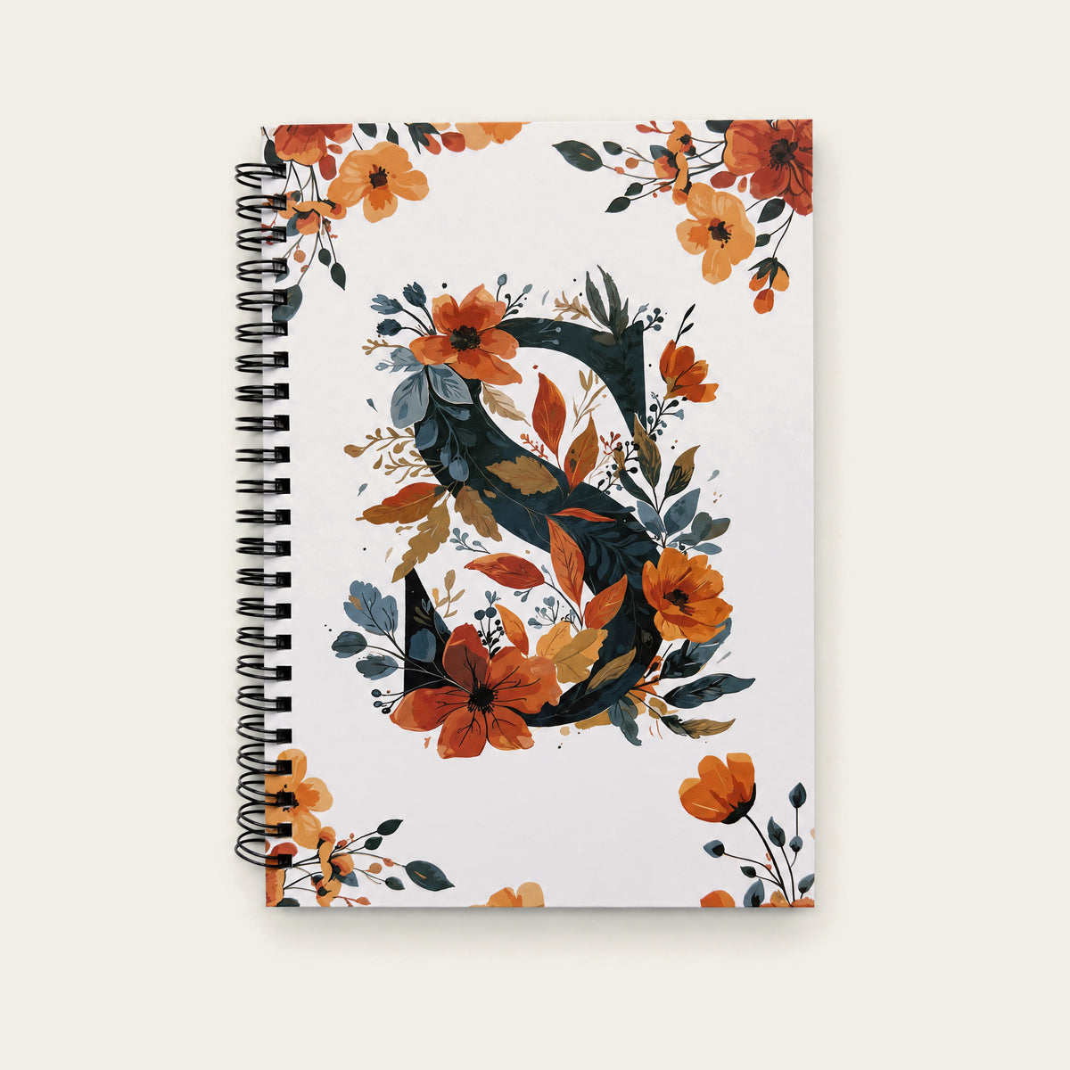 Infinote Happiness Planner – Monogram, letter S, front cover