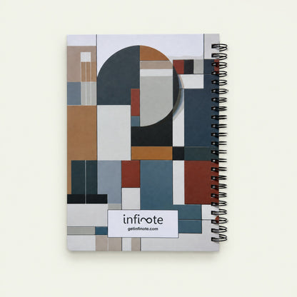 Infinote Happiness Planner – Shapes & Spaces, back view