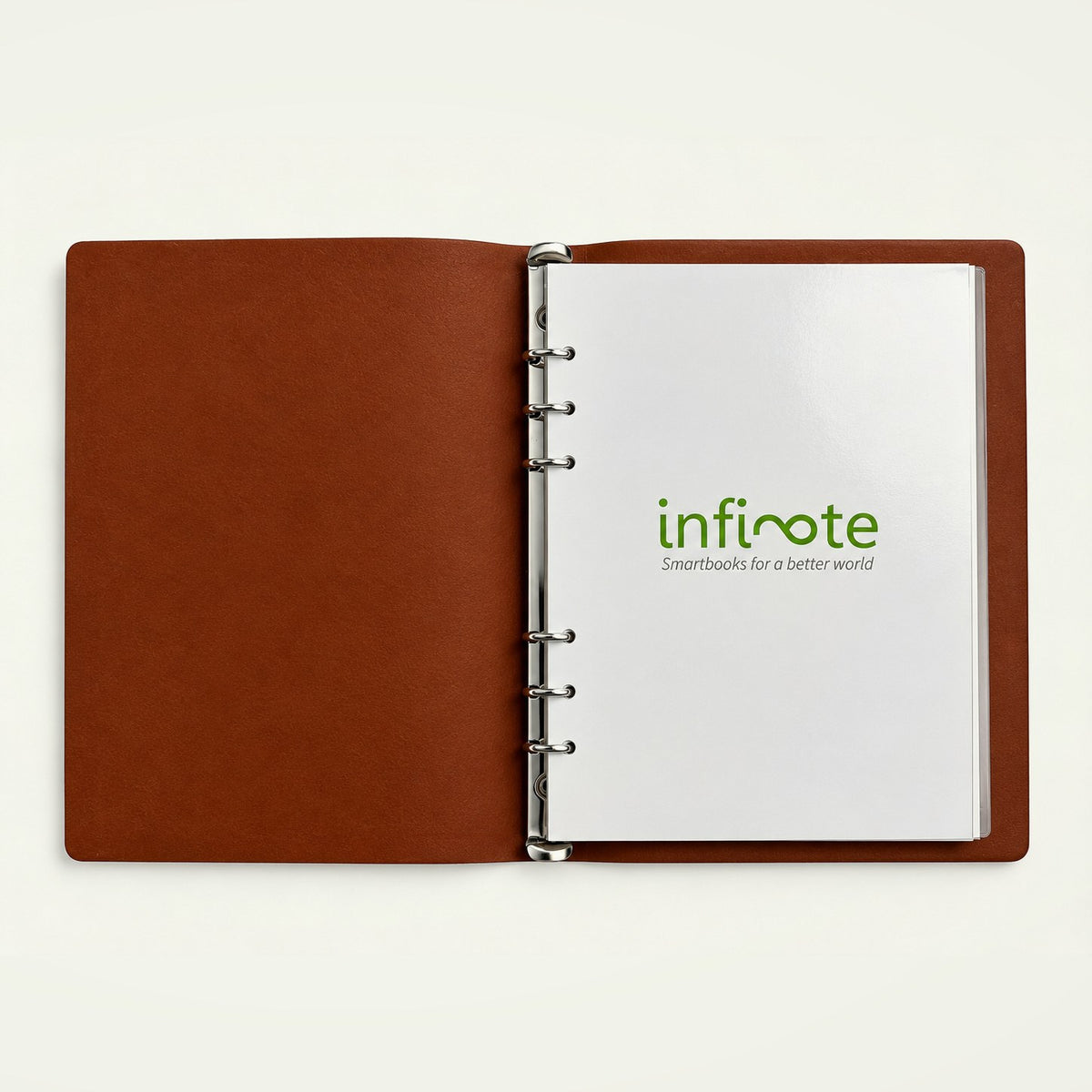 Infinote Hustle Reusable EverWrite Planner – Tan Brown, branding page