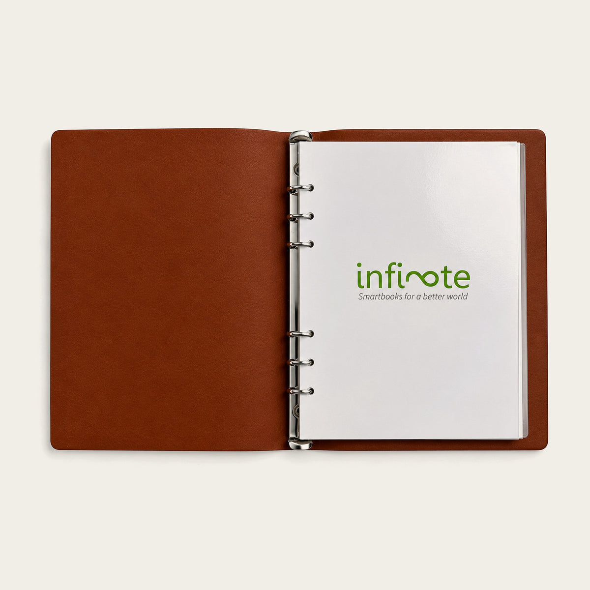 Infinote Hustle Reusable EverWrite Planner – Tan Brown, branding page
