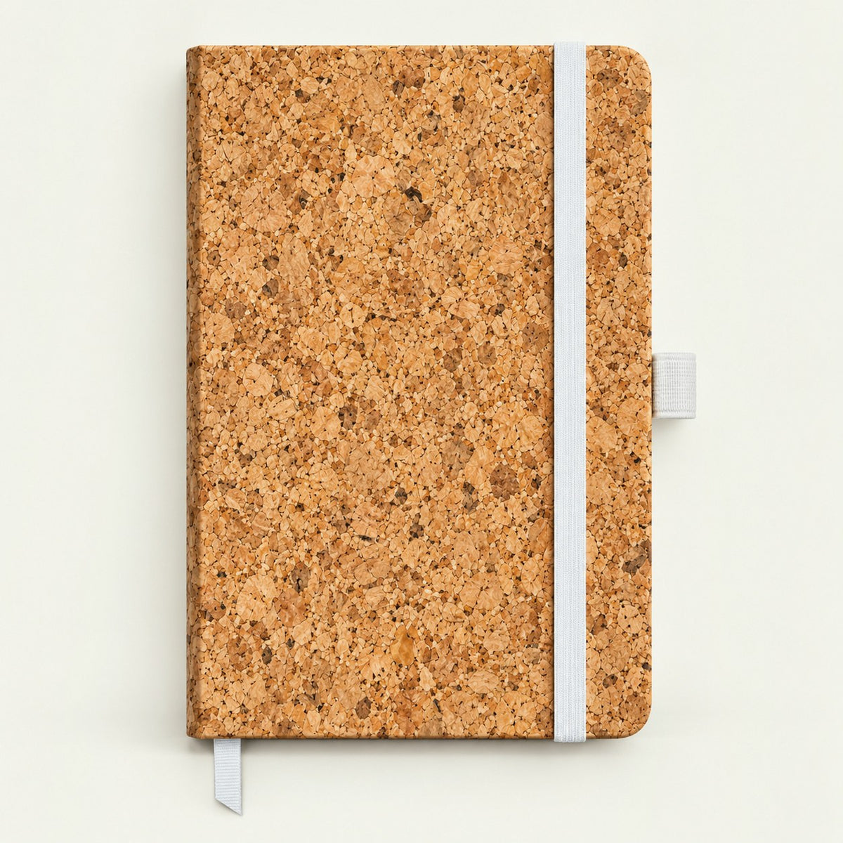Infinote Nature Series Natural Cork AI Smart Notebook – Ivory Band, front view