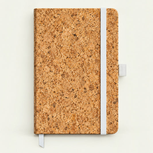 Infinote Nature Series Natural Cork AI Smart Notebook – Ivory Band, front view