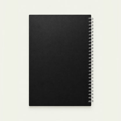 Infinote Original Series A4 Reusable EverWrite Notebook – Black, back view
