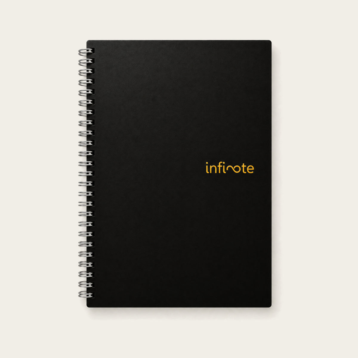 Infinote Original Series A4 Reusable EverWrite Notebook – Black, front cover