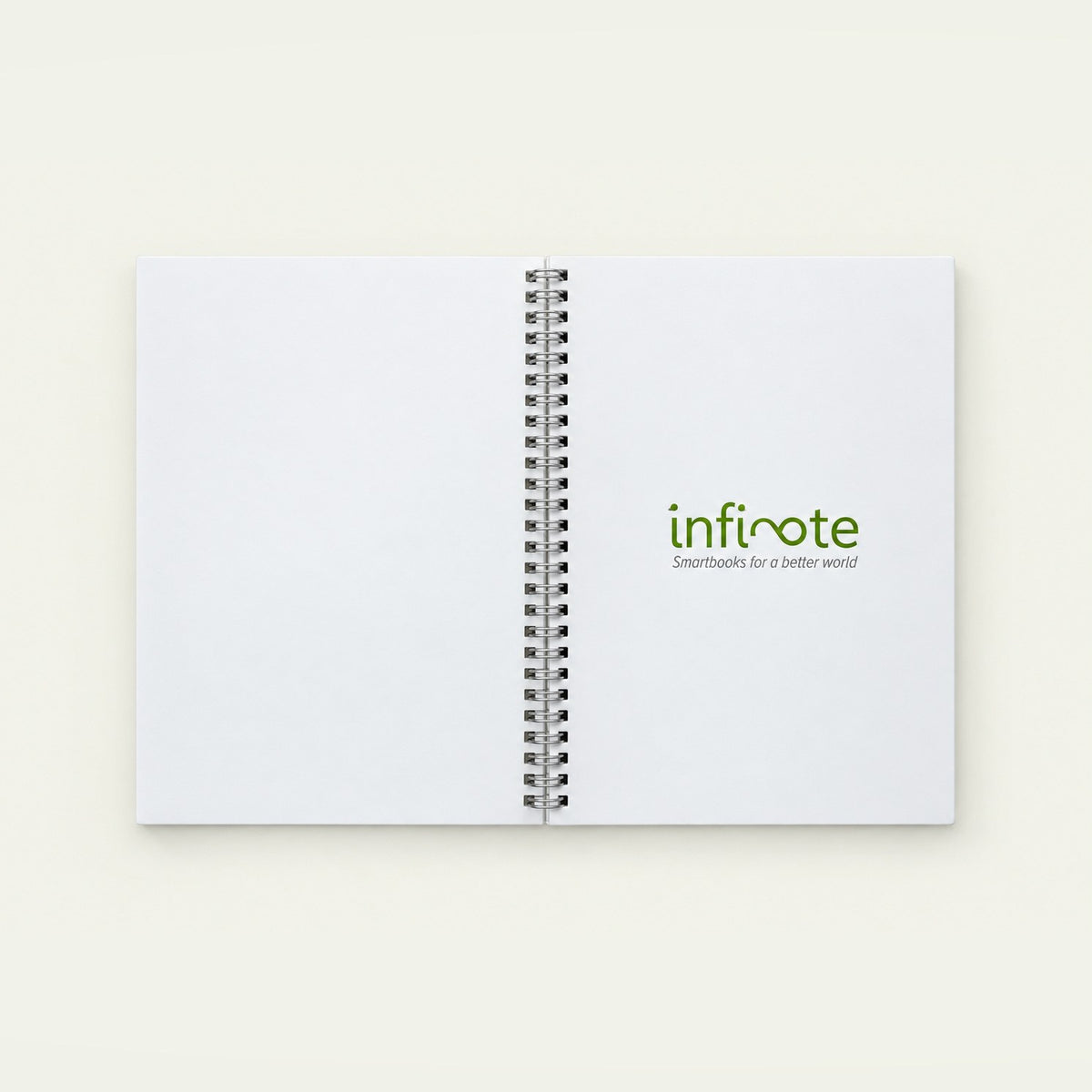 Infinote Original Series A4 Reusable EverWrite Notebook – White, branding page
