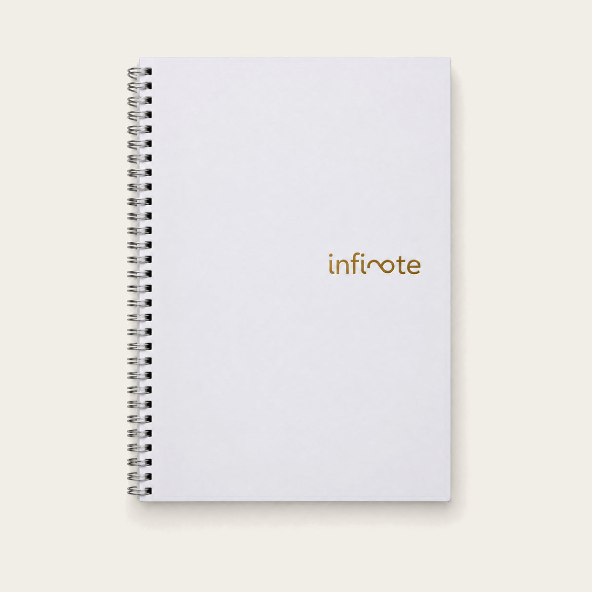 Infinote Original Series A4 Reusable EverWrite Notebook – White, front cover