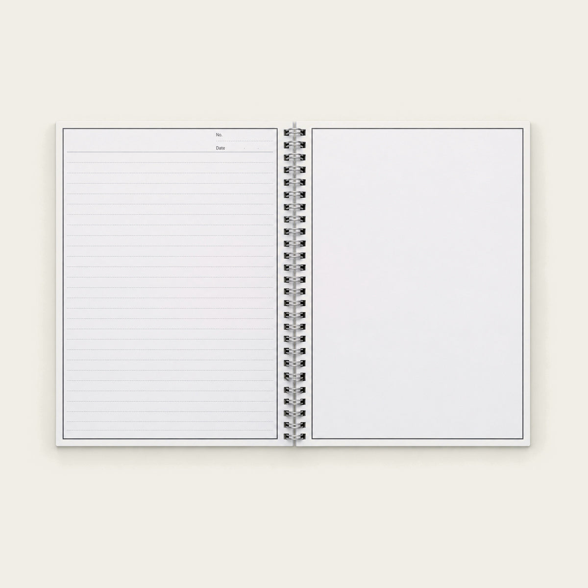 Infinote Original Series A4 Reusable EverWrite Notebook – White, open ruled and blank pages