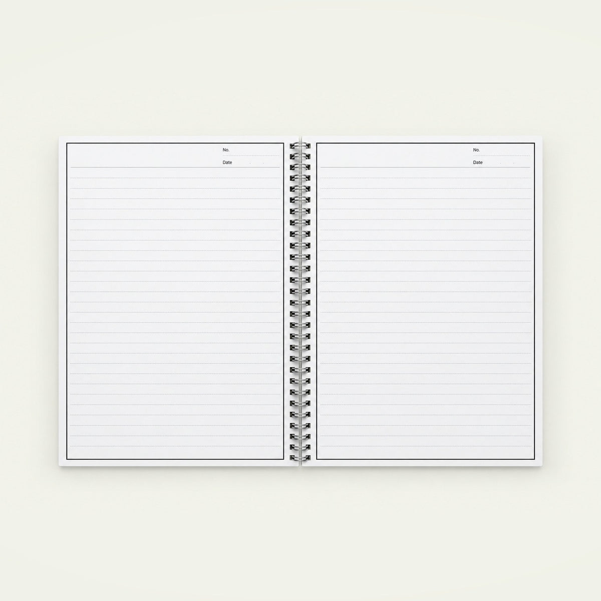 Infinote Original Series A4 Reusable EverWrite Notebook – White, open, ruled pages
