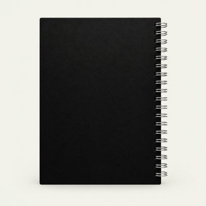 Infinote Original Series A5 Reusable EverWrite Notebook – Black, back view