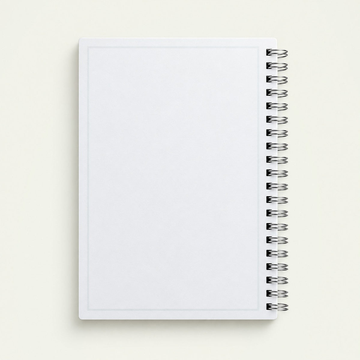 Infinote Original Series A5 Reusable EverWrite Notebook – White, back view