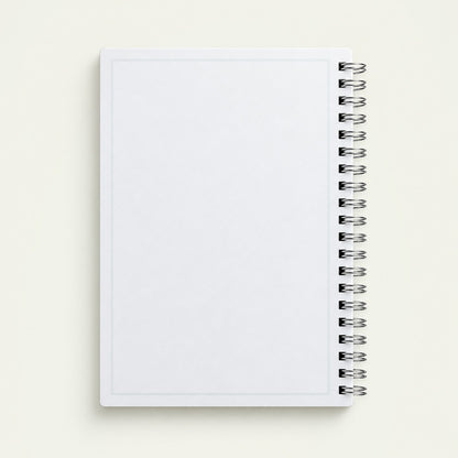 Infinote Original Series A5 Reusable EverWrite Notebook – White, back view