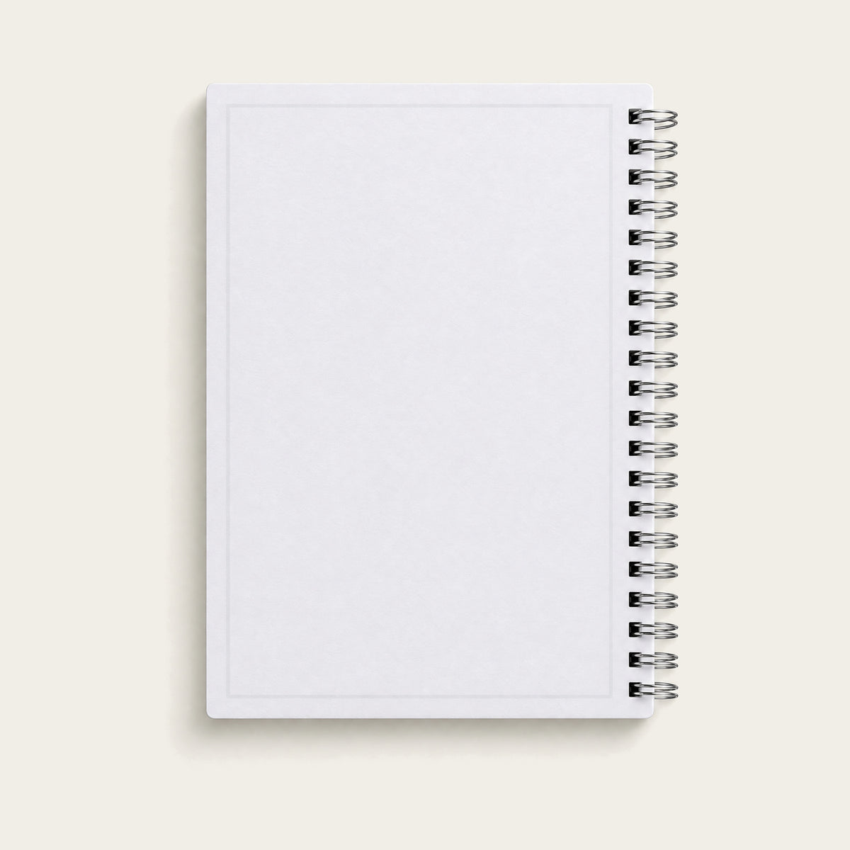 Infinote Original Series A5 Reusable EverWrite Notebook – White, back cover