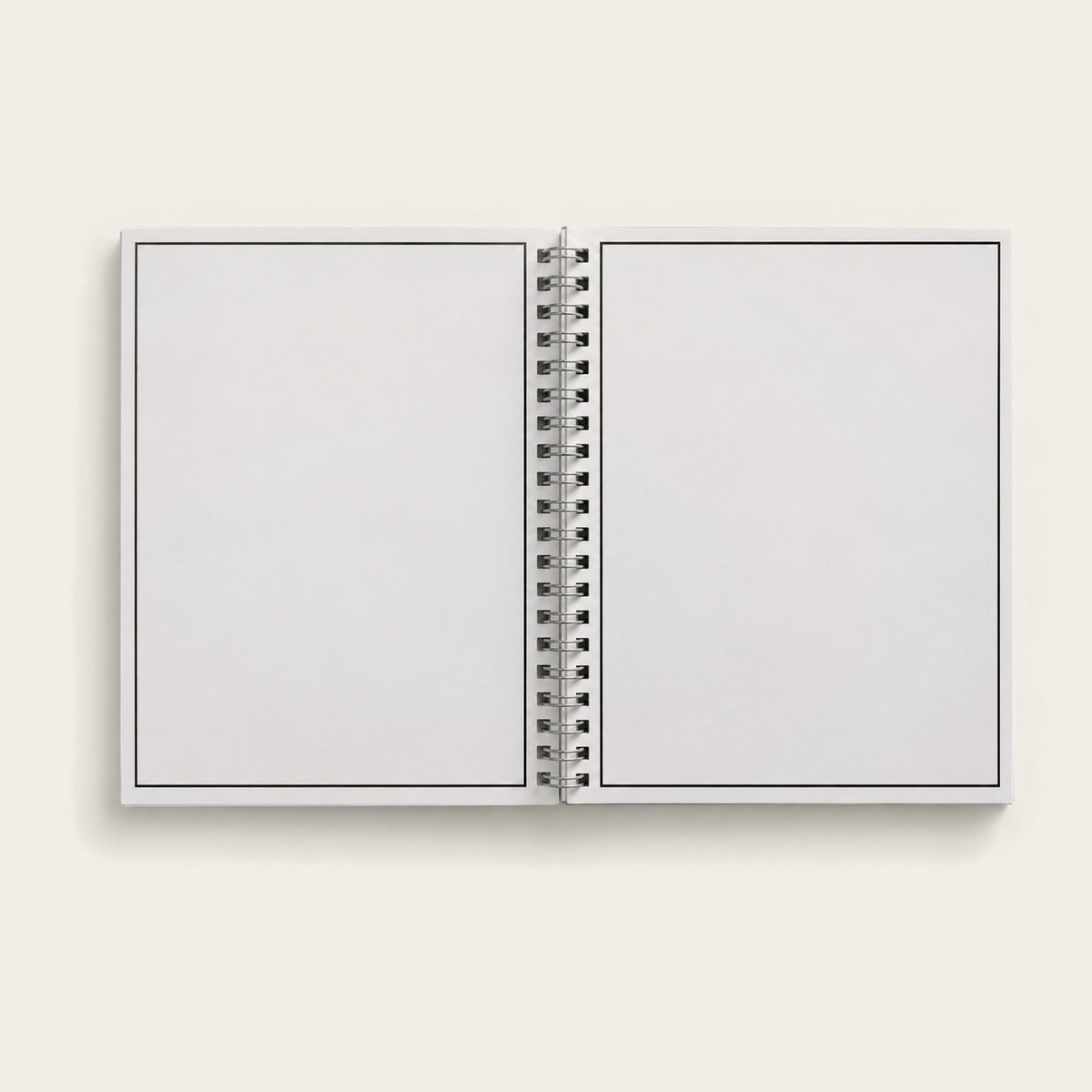 Infinote Original Series A5 Reusable EverWrite Notebook – White, open blank pages