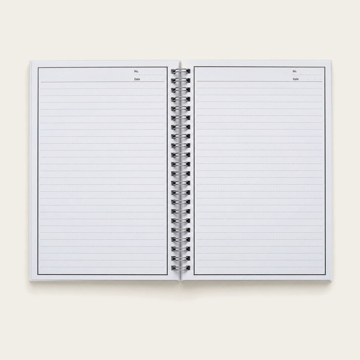 Infinote Original Series A5 Reusable EverWrite Notebook – White, open ruled pages