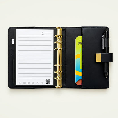 Infinote Secure Series AI Smart Notebook – Secure, open, ruled page with pen