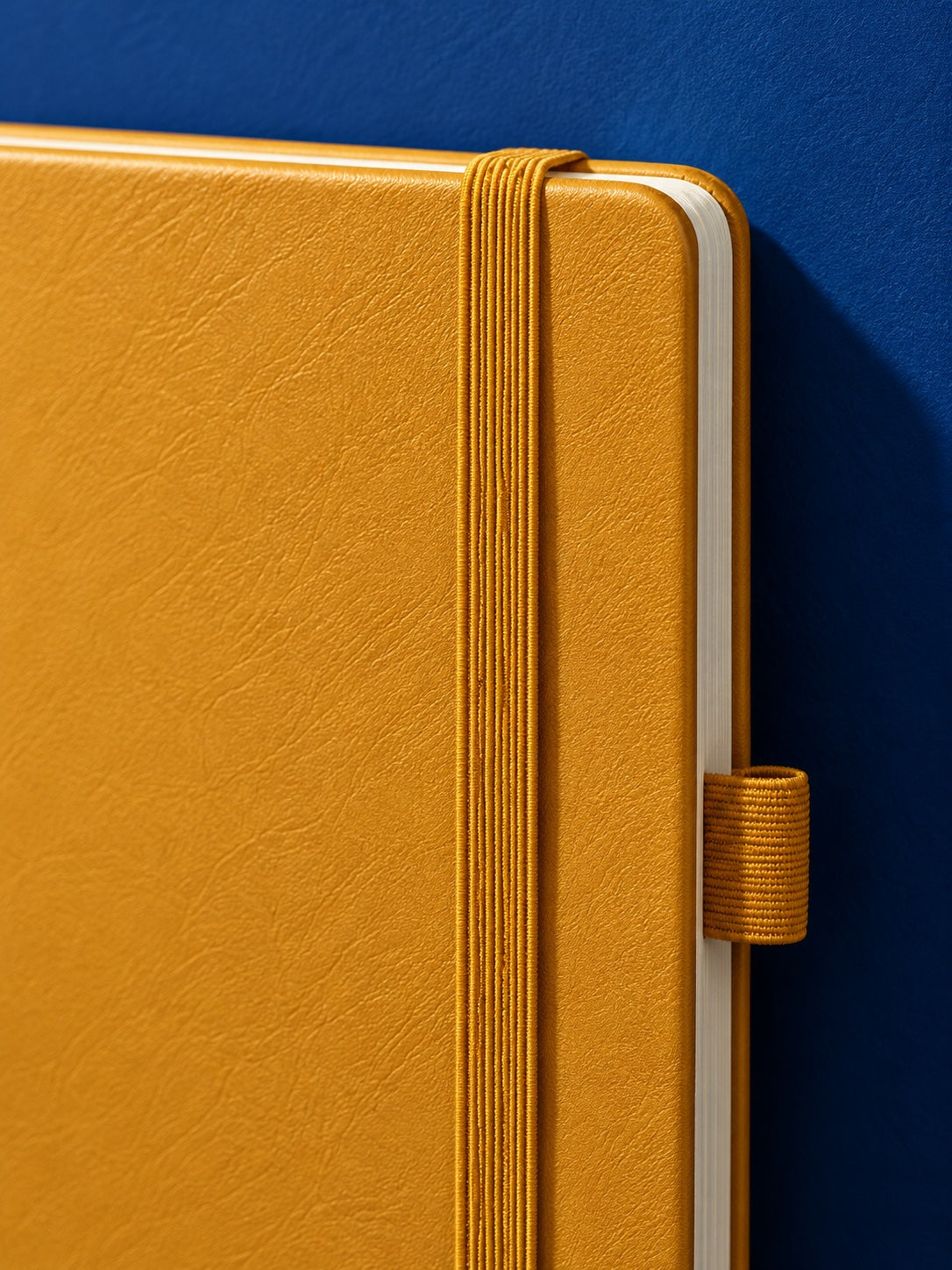 Cover, elastic and pen loop detail