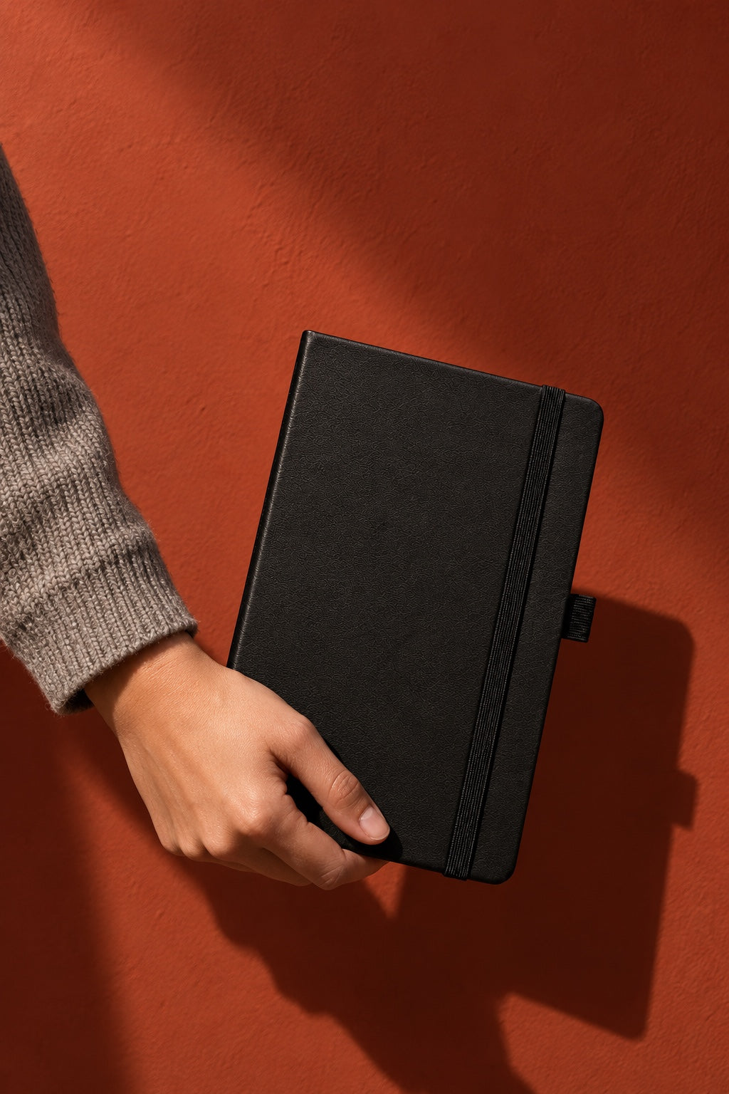 Notebook carried through the day